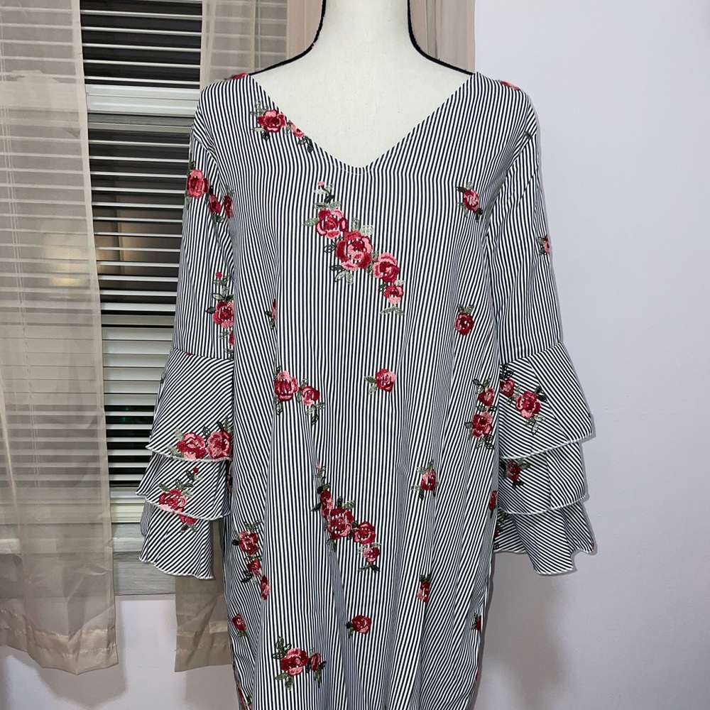 Max Sport LA NWT Striped floral dress